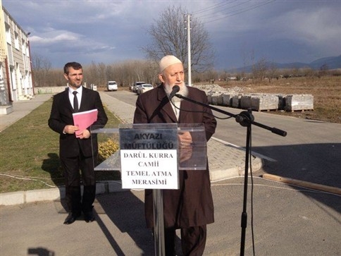Darül Kurra Cami Temeli Atıldı