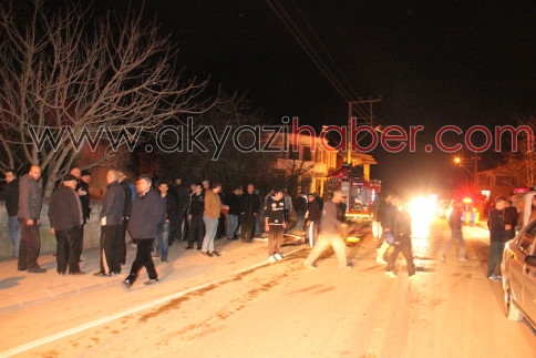 Akminare'de Ahırda Yangın Çıktı Dört Hayvan Telef Oldu