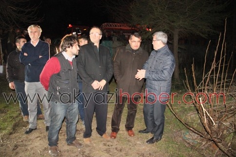 Akminare'de Ahırda Yangın Çıktı Dört Hayvan Telef Oldu