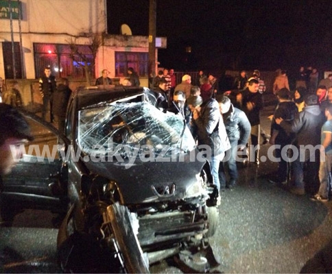 Şüpheli  Aracı Takip Eden Polisler Kaza Yaptı