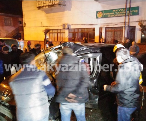 Şüpheli  Aracı Takip Eden Polisler Kaza Yaptı