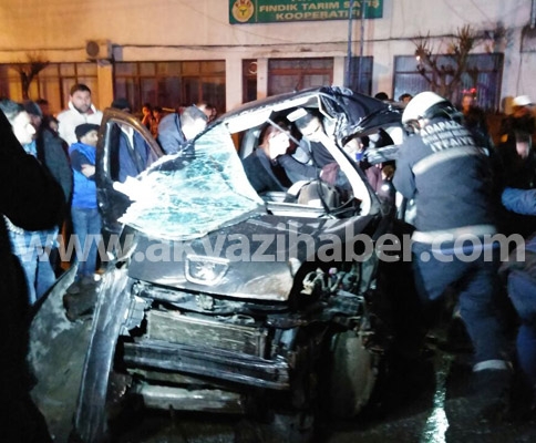 Şüpheli  Aracı Takip Eden Polisler Kaza Yaptı