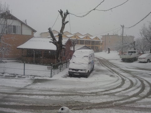 İlçede Beklenen Kar Yağışı Başladı