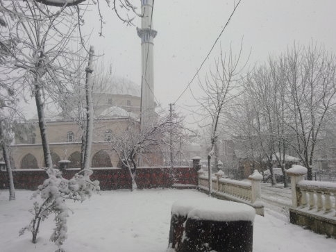 İlçede Beklenen Kar Yağışı Başladı