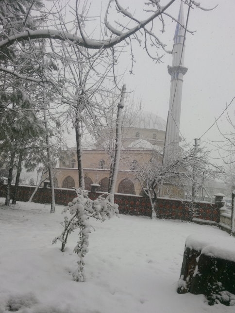 İlçede Beklenen Kar Yağışı Başladı