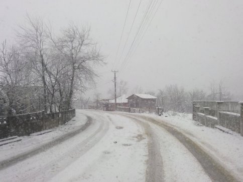 İlçede Beklenen Kar Yağışı Başladı