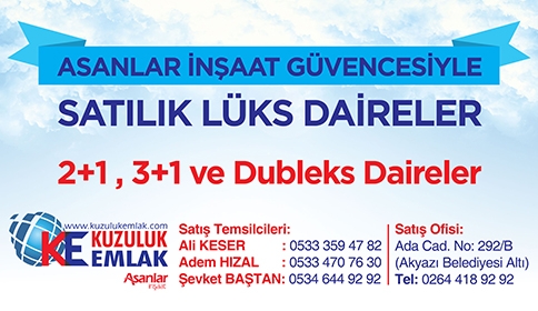 Satılık Lüks Dubleks Daireler