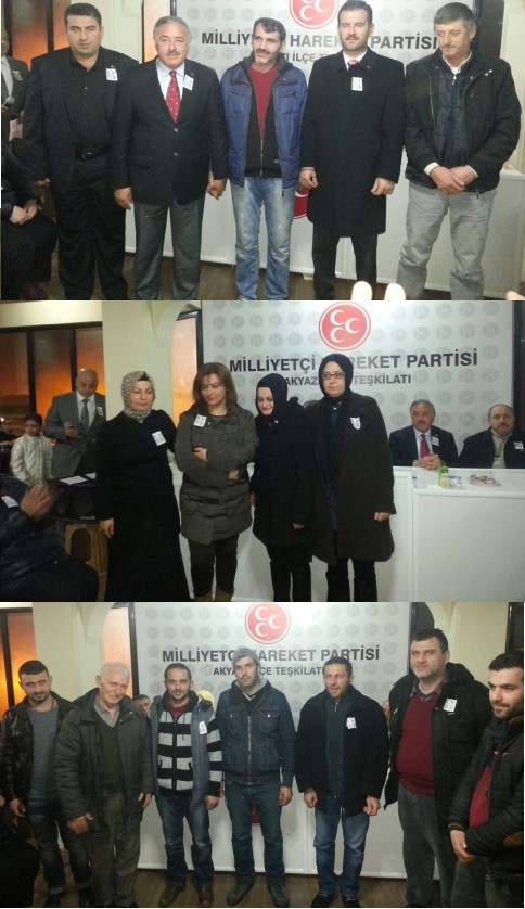 Akyazı MHP de Rozet Takma Töreni