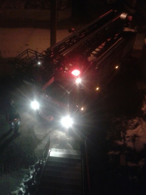 Kullanılmayan Baca Gece Alev Aldı