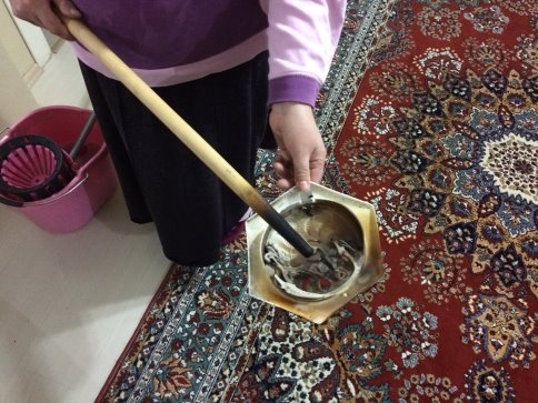 Kullanılmayan Baca Gece Alev Aldı