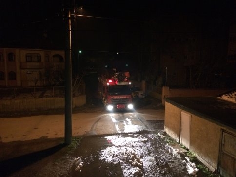 Kullanılmayan Baca Gece Alev Aldı