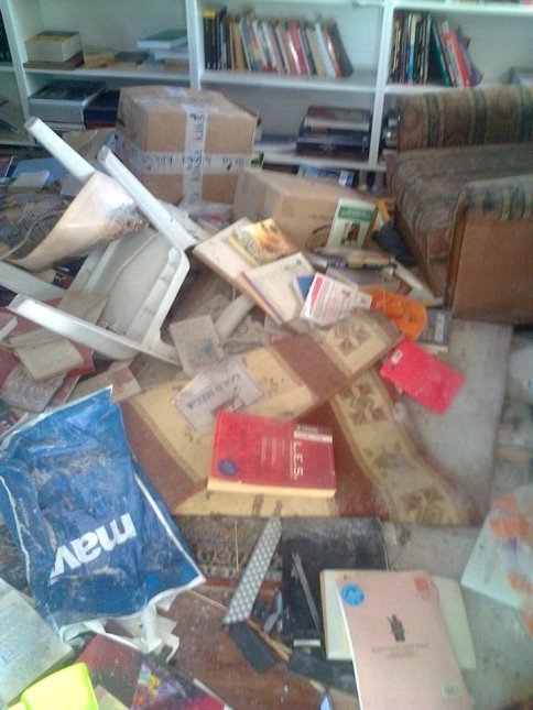 Başsavcı'ya Ait Kütüphaneye Hırsızlar Girdi