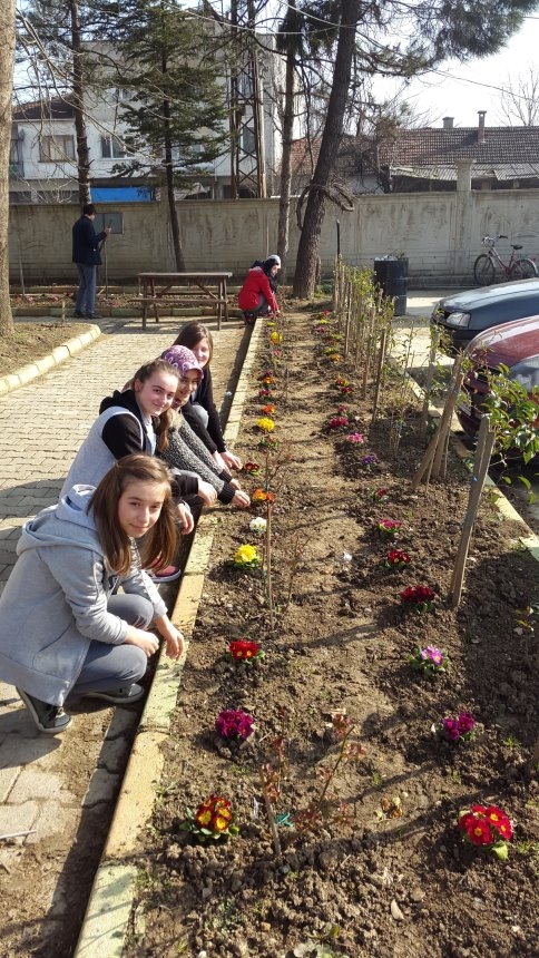 Öğrencilerden Çevre Düzenlemesi