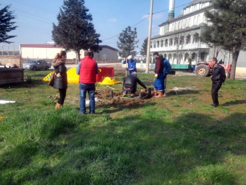 PARK ve BAHÇELERE YENİ OYUN GRUPLARI, MEZARLIKLARDA BAHAR PEYZAJ ÇALIŞMASI