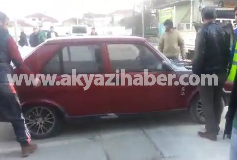 Hareket Halindeki Otomobil Bir Anda Alev Aldı