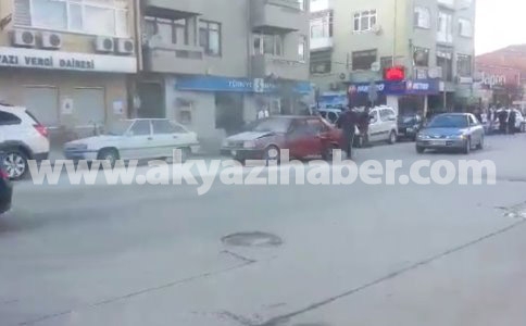 Hareket Halindeki Otomobil Bir Anda Alev Aldı