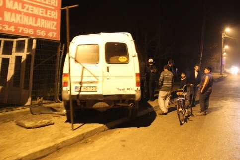 160 promill kaldırıma çıkardı 