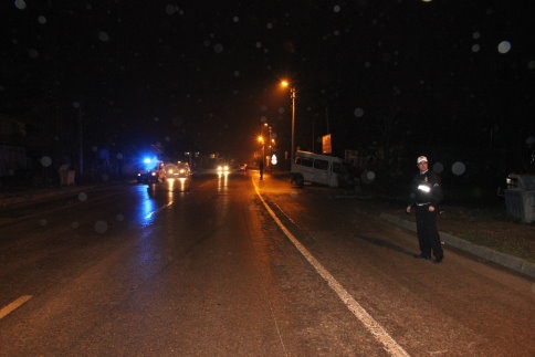 160 promill kaldırıma çıkardı 