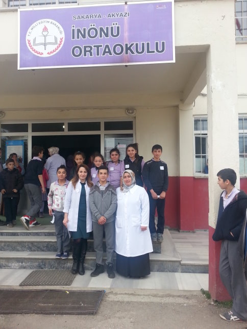 İnönü Ortaokulu'nda Dikkat Çekici Yeşilay Haftası Etkinliği