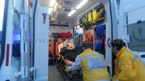 Batakköy Yolunda Kaza  3 Yaralı