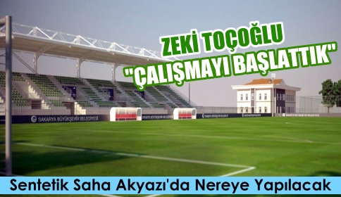 Toçoğlu Sentetik Saha Çalışmalarını Başlattı 