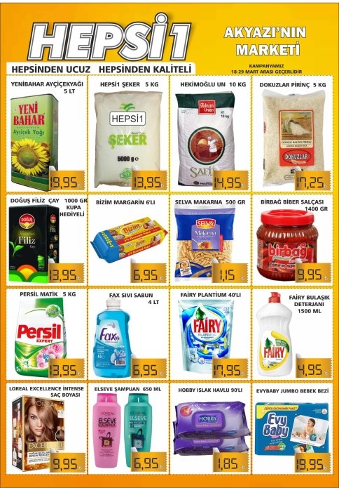 Hepsi 1 AVM Mart Ayı Şok İndirimler