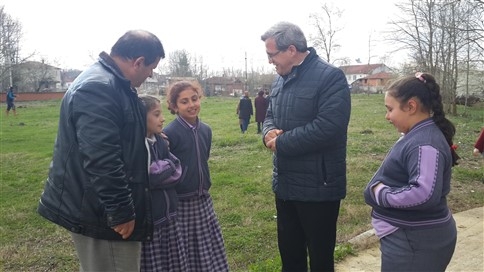 Orman Haftasında Başkan Akcan Öğrencilerle Fidan Dikti