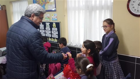 Orman Haftasında Başkan Akcan Öğrencilerle Fidan Dikti