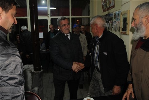 Başkan Akcan’ Dan Yenidoğan Mahesine Ziyaret