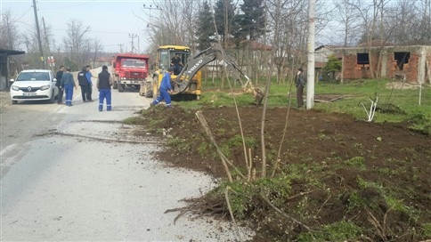 Küçücek Mahesi Girişi Genişletiliyor