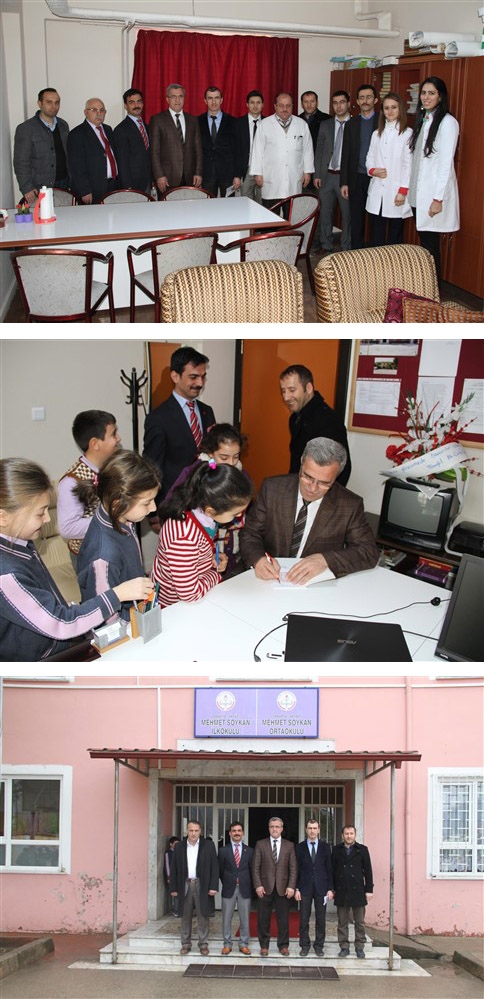 Başkan Hasan Akcan Mehmet Soykan’ı Ziyaret Etti