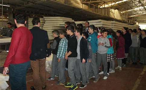 Öğrenciler Fabrikaları Gezdi