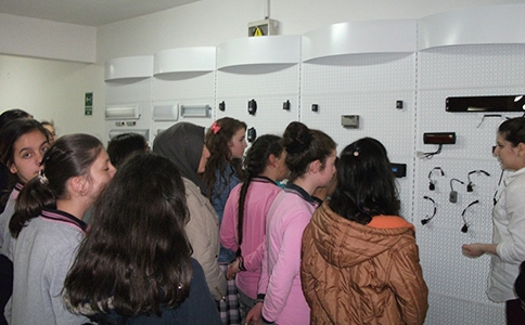 Öğrenciler Fabrikaları Gezdi