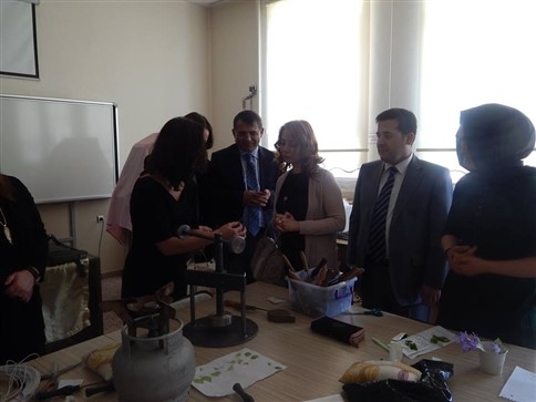 Kaymakam Bı Meslek Lisesini Ziyaret Etti