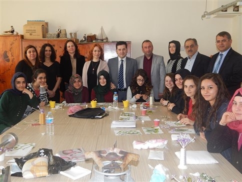 Kaymakam Bı Meslek Lisesini Ziyaret Etti