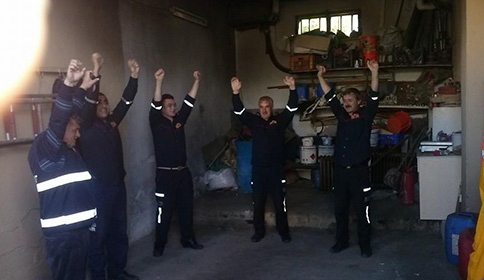 Akyazı İtfaiye Personel Spor Yaparak Güne Başlıyor