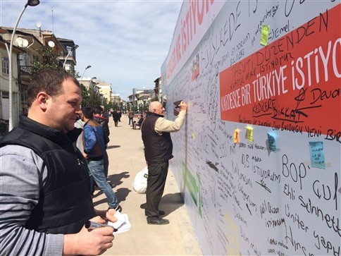 Gençler ne istiyor? Fikir Duvarı Etkinliği 
