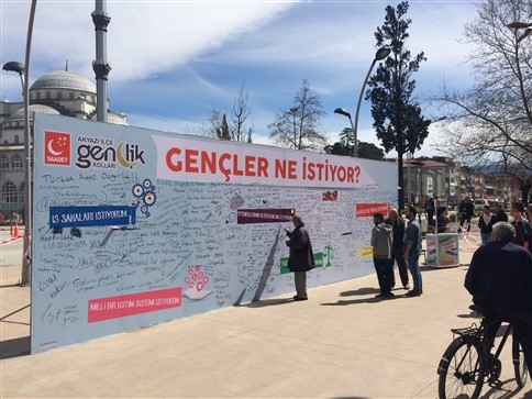 Gençler ne istiyor? Fikir Duvarı Etkinliği 
