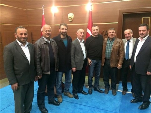 Ak Parti İlçe Teşkilatı Vali Coş’a Nezaket Ziyaretinde Bulundular