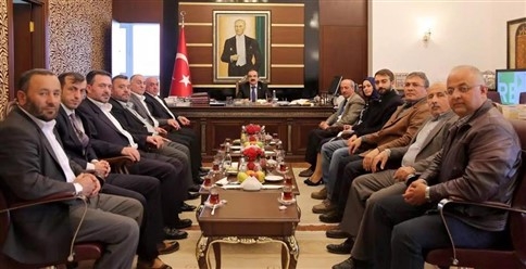 Ak Parti İlçe Teşkilatı Vali Coş’a Nezaket Ziyaretinde Bulundular