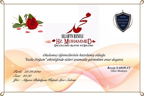 Akyazı İmam Hatip Ortaokulu’ndan “Kutlu Doğum” Etkinliği