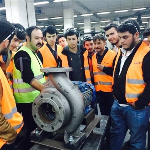MYO Öğrencileri Standart Pompa Ve Wılo Pompa Tesislerini Ziyaret Etti