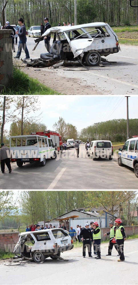 Batakköy Caddesinde Kaza 1 Ölü 2 Yaralı