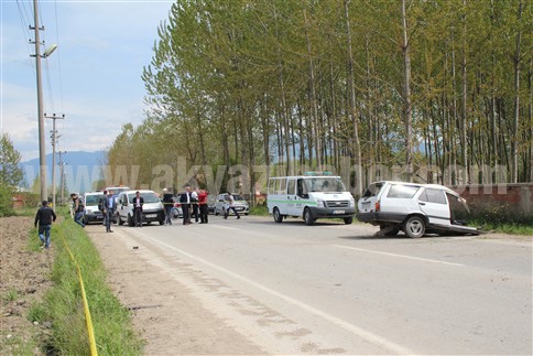Batakköy Caddesinde Kaza 1 Ölü 2 Yaralı