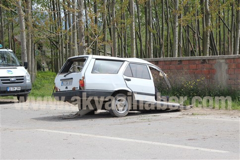 Batakköy Caddesinde Kaza 1 Ölü 2 Yaralı