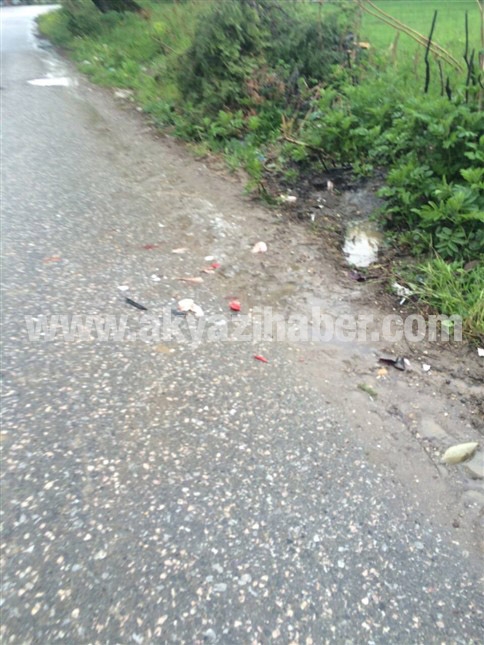 Motosiklet Sürücüsü Minibüs'e Çarptı 2 Yaralı