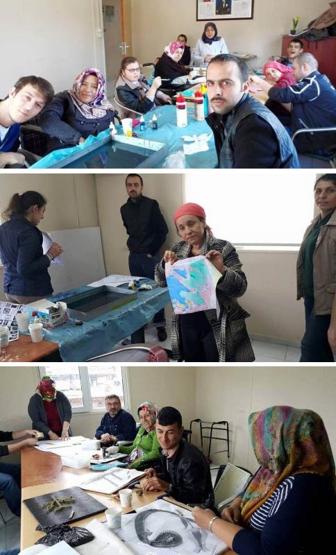 AKYAZI SGM’DE ENGELSİZ GÜLEN YÜZLER 