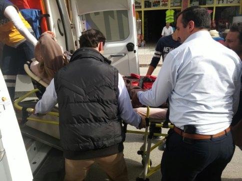 Elektrikli Bisiklet Yaya'ya Çarptı