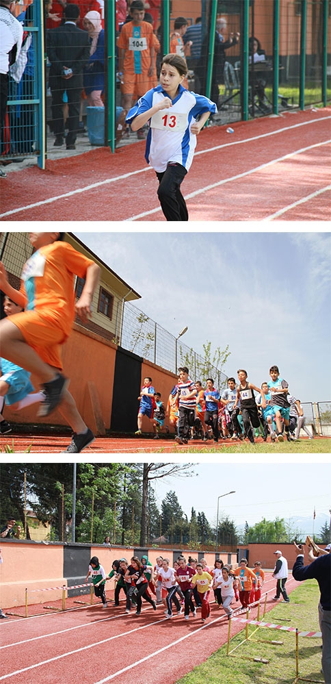 AKYAZI BELEDİYESİ SPOR ŞENLİKLERİ ATLETİZM YARIŞMASI İLE DEVAM ETTİ.