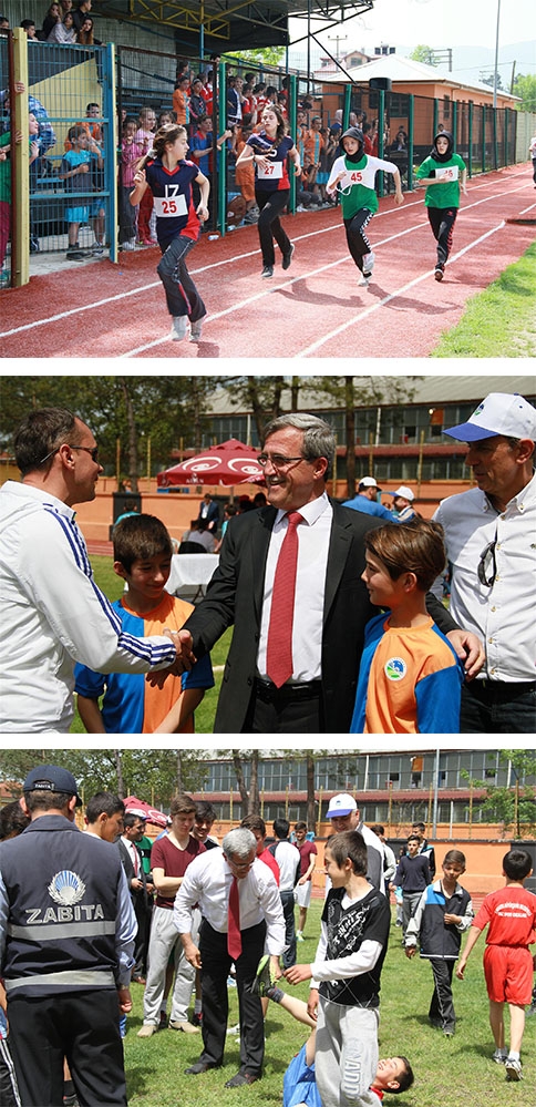 AKYAZI BELEDİYESİ SPOR ŞENLİKLERİ ATLETİZM YARIŞMASI İLE DEVAM ETTİ.